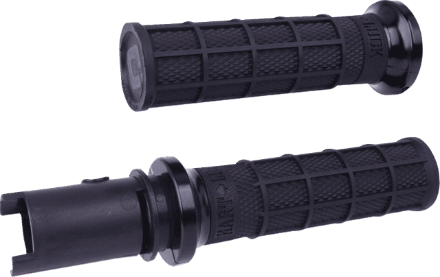 ODI 06303523 Hart-Luck Signature V-Twin Lock-On™ Grips - CVO - Black/Black
