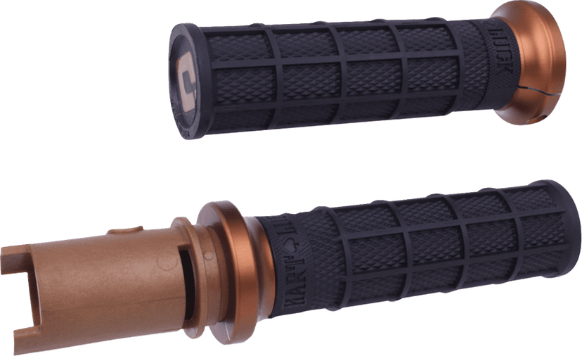 ODI 06303527 Hart-Luck Signature V-Twin Lock-On™ Grips - CVO - Black/Bronze