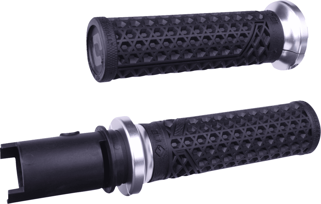 ODI 06303529 Vans Harley Davidson Grips - CVO TBW - Black/Silver