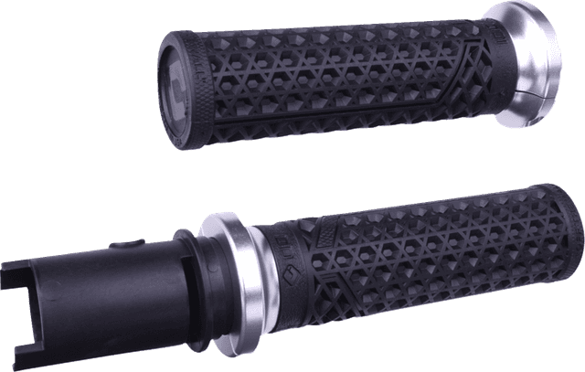 ODI 06303529 Vans Harley Davidson Grips - CVO TBW - Black/Silver