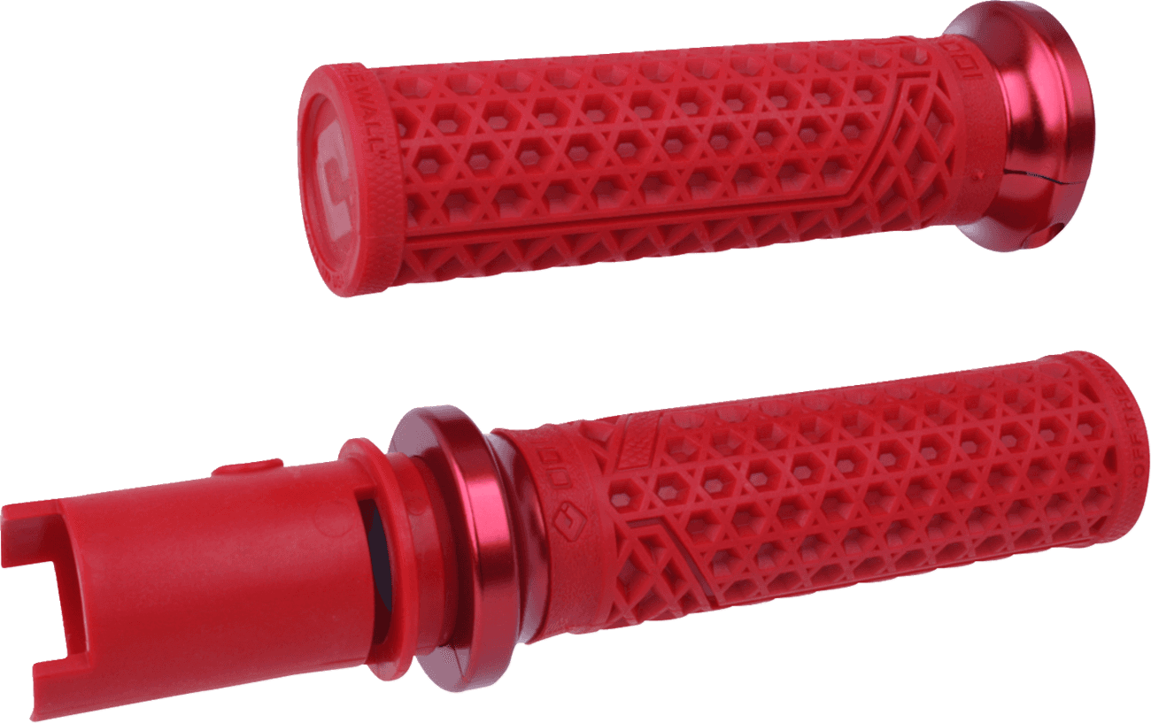 ODI 06303530 Vans Harley Davidson Grips - CVO TBW - Red/Red