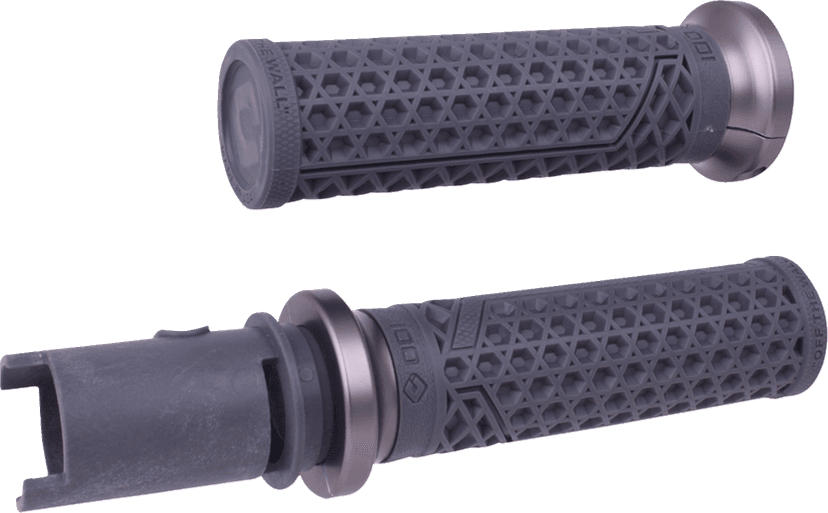ODI 06303531 Vans Harley Davidson Grips - CVO TBW - Graphite/Gunmetal
