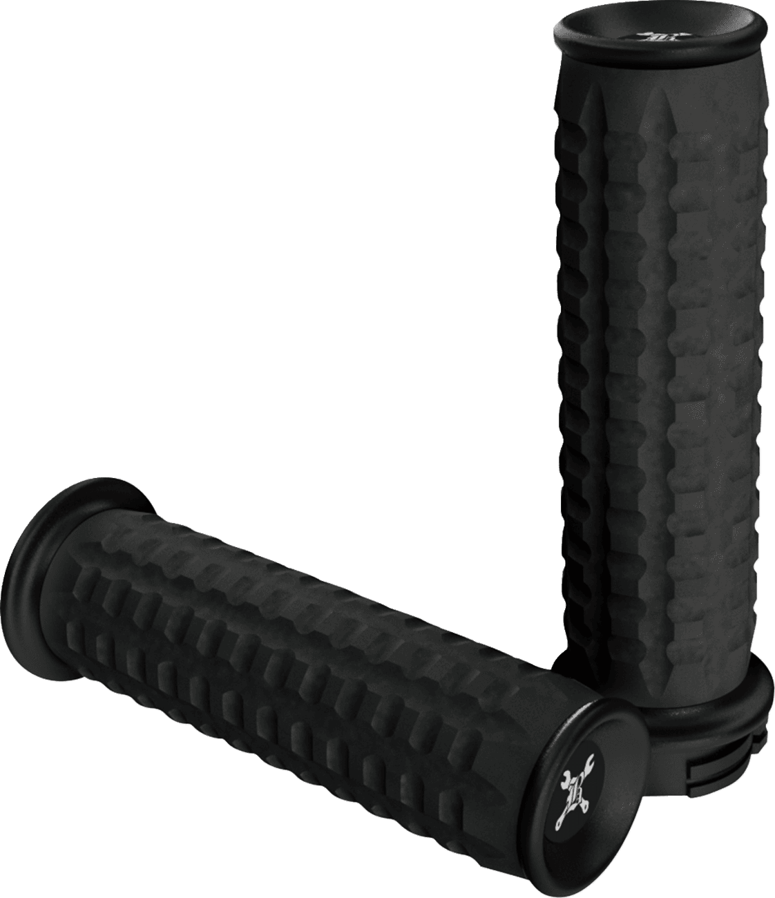 BURLY BRAND 06303545 Hawk Grips - TBW - Black Textured
