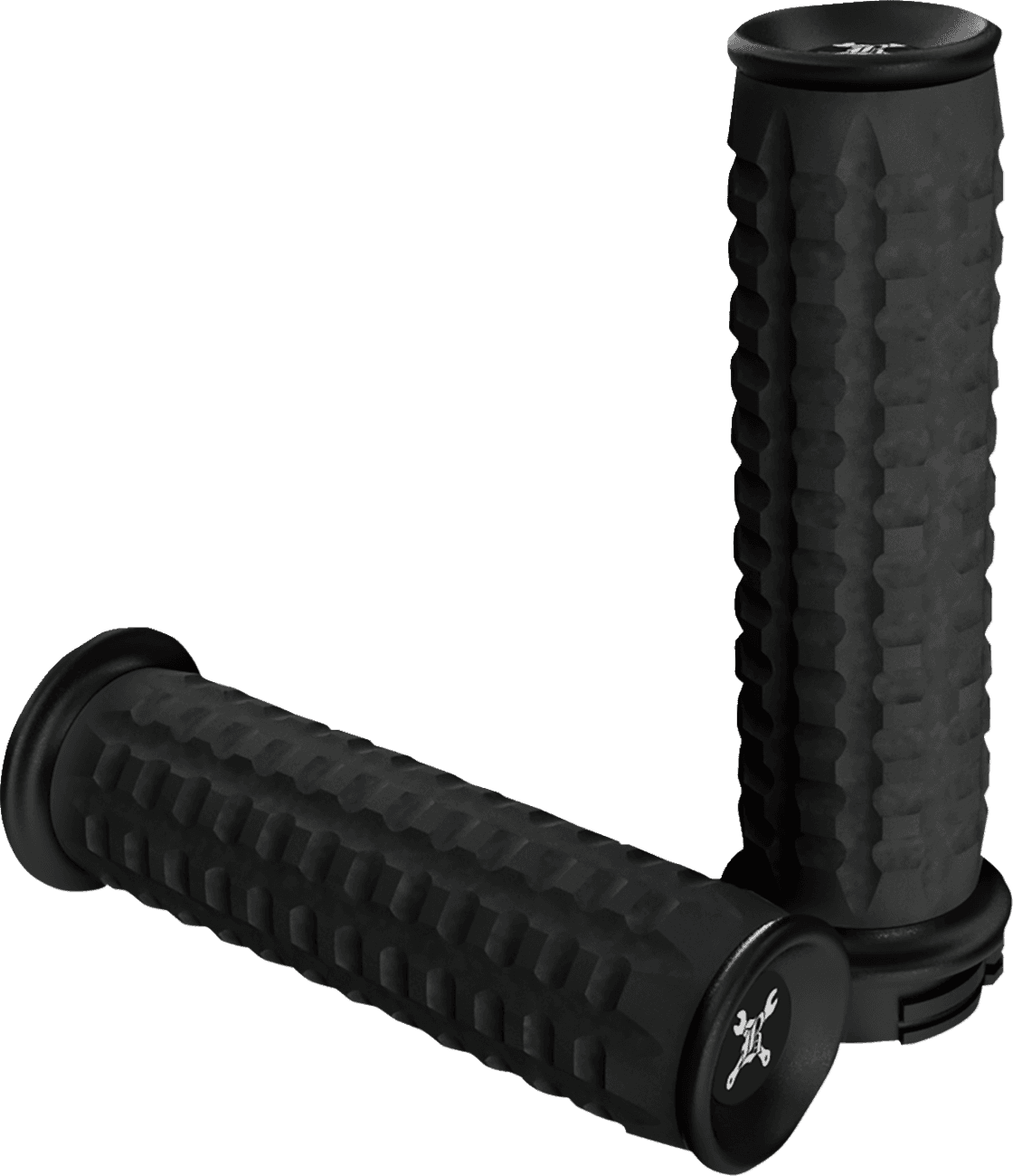 BURLY BRAND 06303546 Reaper Grips - Dual Cable - Black Textured