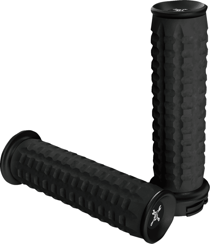 BURLY BRAND 06303546 Reaper Grips - Dual Cable - Black Textured