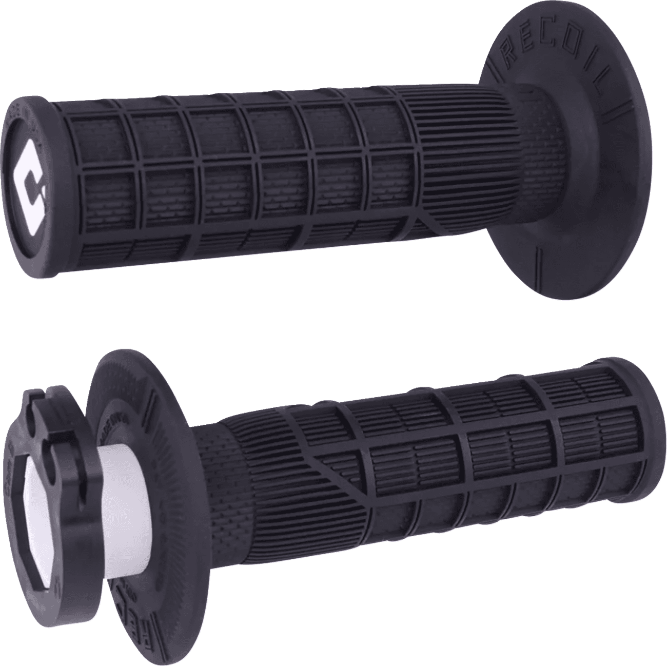 ODI 06303548 Recoil Grips - SX/MX - V2 - Lock-on - Black
