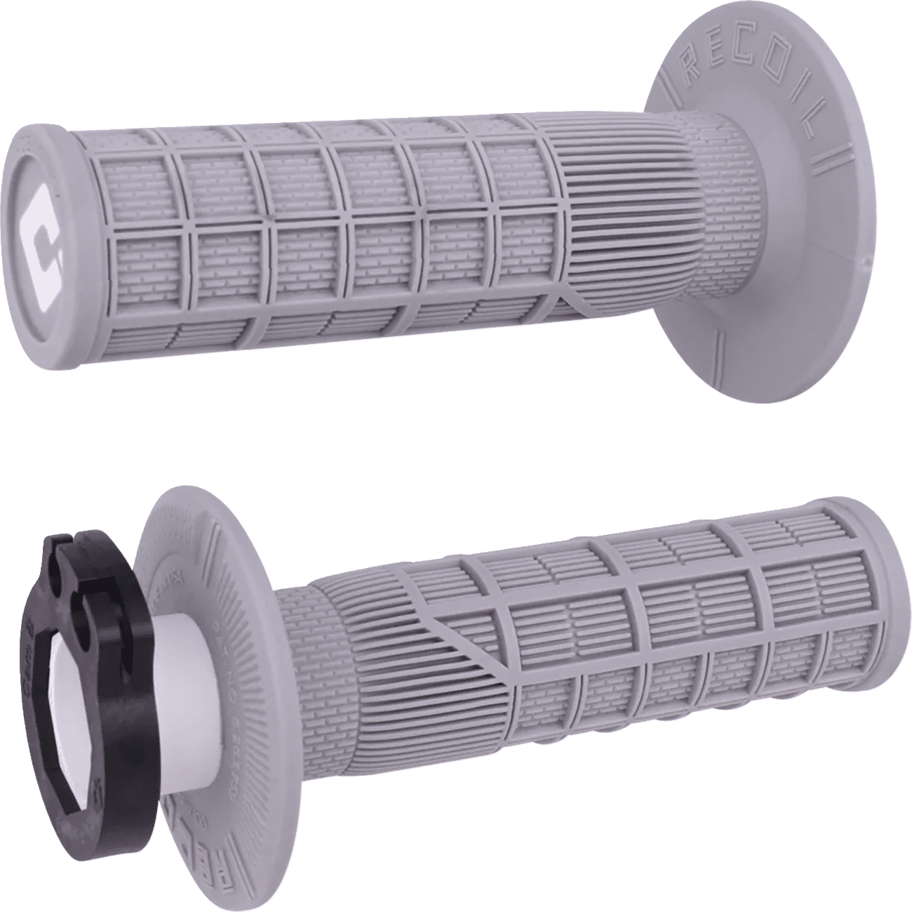 ODI 06303549 Recoil Grips - SX/MX - V2 - Lock-on - Gray