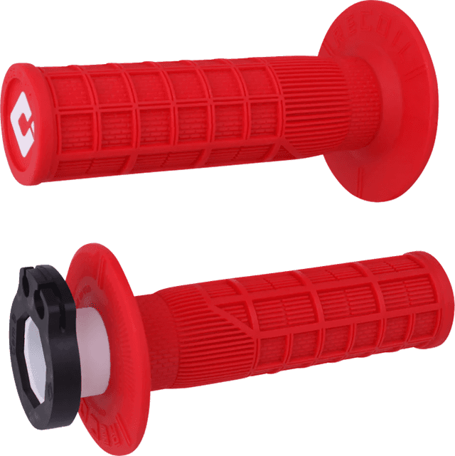 ODI 06303551 Recoil Grips - SX/MX - V2 - Lock-on - Red