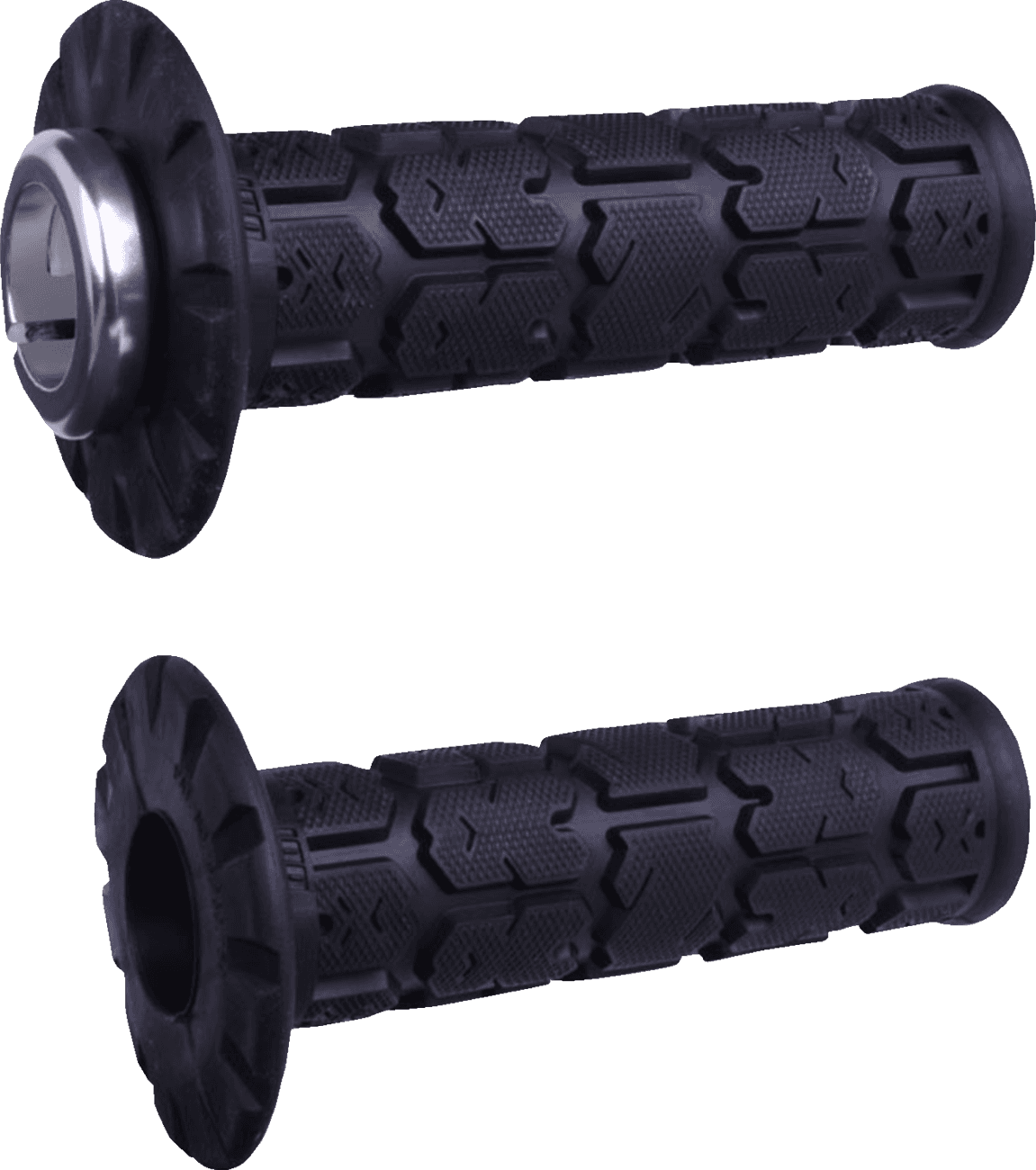 ODI 06303568 Rogue Universal Lock-On Grips - Black/Silver