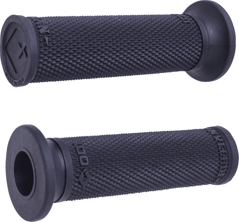 ODI 06303603 Ruffian Single Ply V-Twin Grips - Black