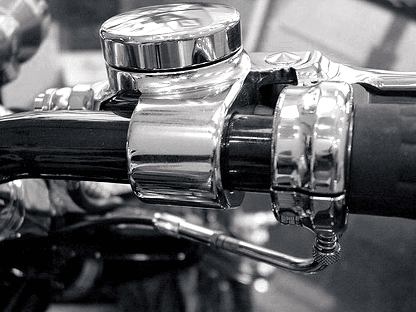 JOKER MACHINE 0632-0205 JX Series Throttle Housing - Single Cable - Chrome — image 2 of 3