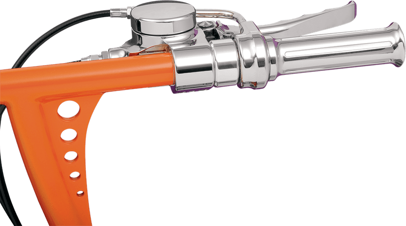 JOKER MACHINE 0632-0205 JX Series Throttle Housing - Single Cable - Chrome — image 3 of 3