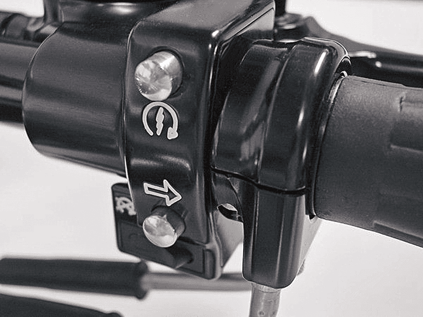 JOKER MACHINE 0632-0206 JX Series Throttle Housing - Single Cable - Black — image 2 of 2