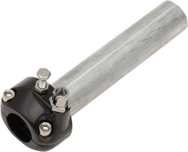 EMGO 0632-0741 7/8" Throttle Assembly - Single Cable - Black