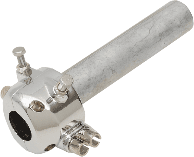 EMGO 0632-0744 7/8" Throttle Assembly - Dual Cable - Chrome