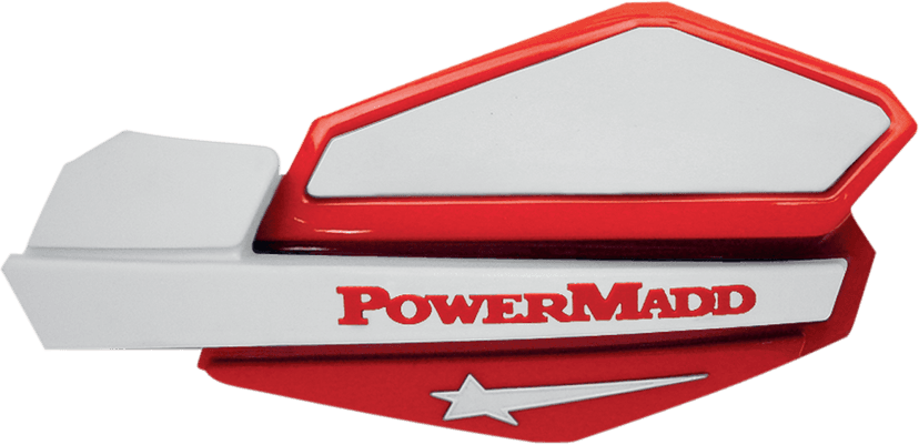 POWERMADD 0635-0788 Star Series Handguards - Red/White — image 2 of 3