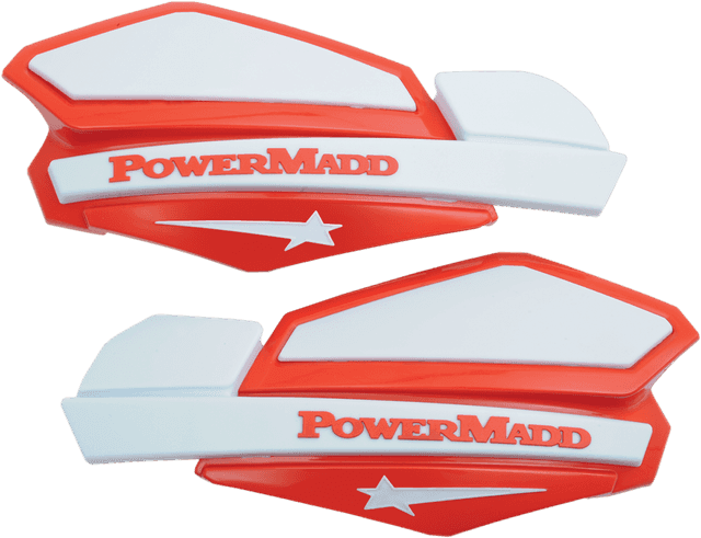 POWERMADD 0635-0788 Star Series Handguards - Red/White — image 3 of 3