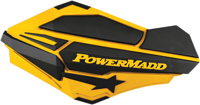 POWERMADD 0635-1055 Sentinel Handguards - Ski-Doo Yellow/Black