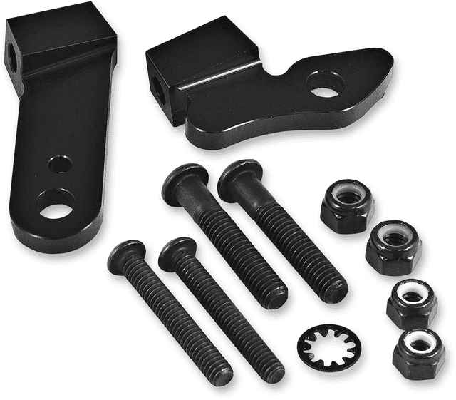 POWERMADD 0635-1473 Star Series Handguard Mounting Kit - Dyna/Touring/Softail