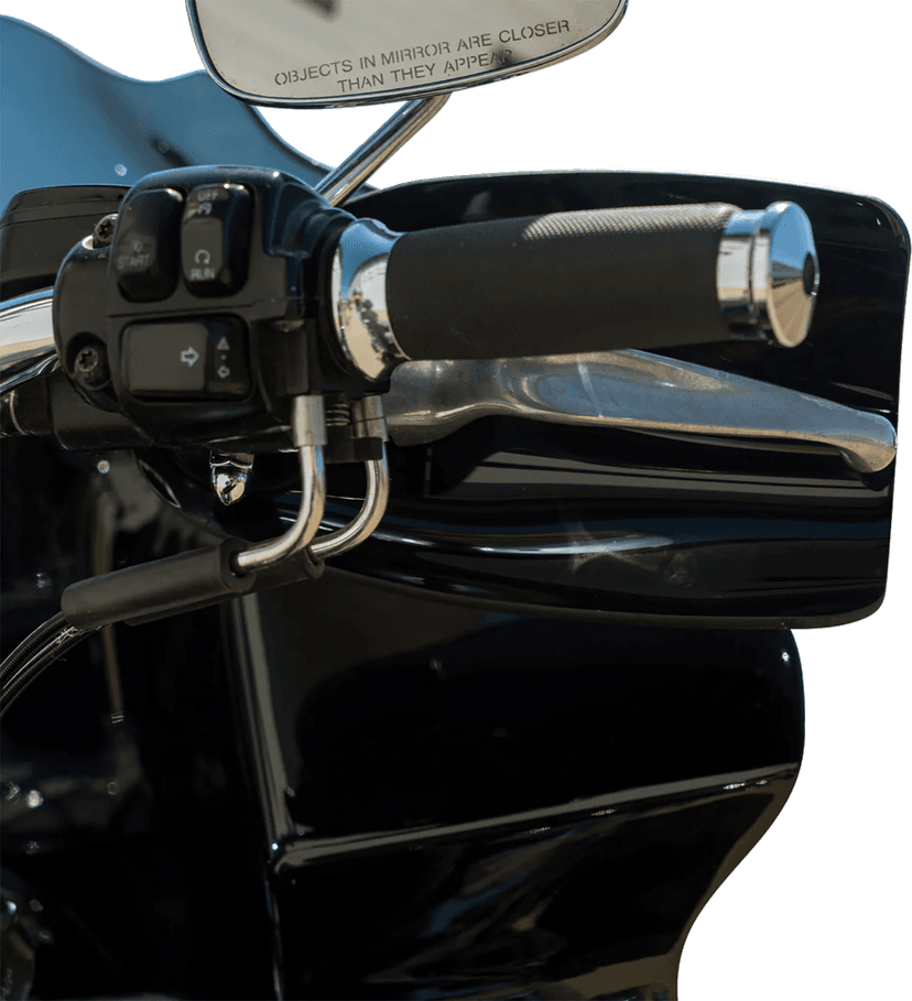KLOCK WERKS 06352795 Flare® Handguards - Harley-Davidson Cable Clutch - Black — image 4 of 4
