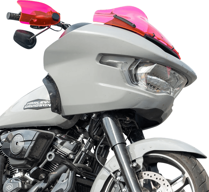 KLOCK WERKS 06352807 Flare® Handguards - Harley-Davidson Cable Clutch - Pink Ice — image 5 of 5