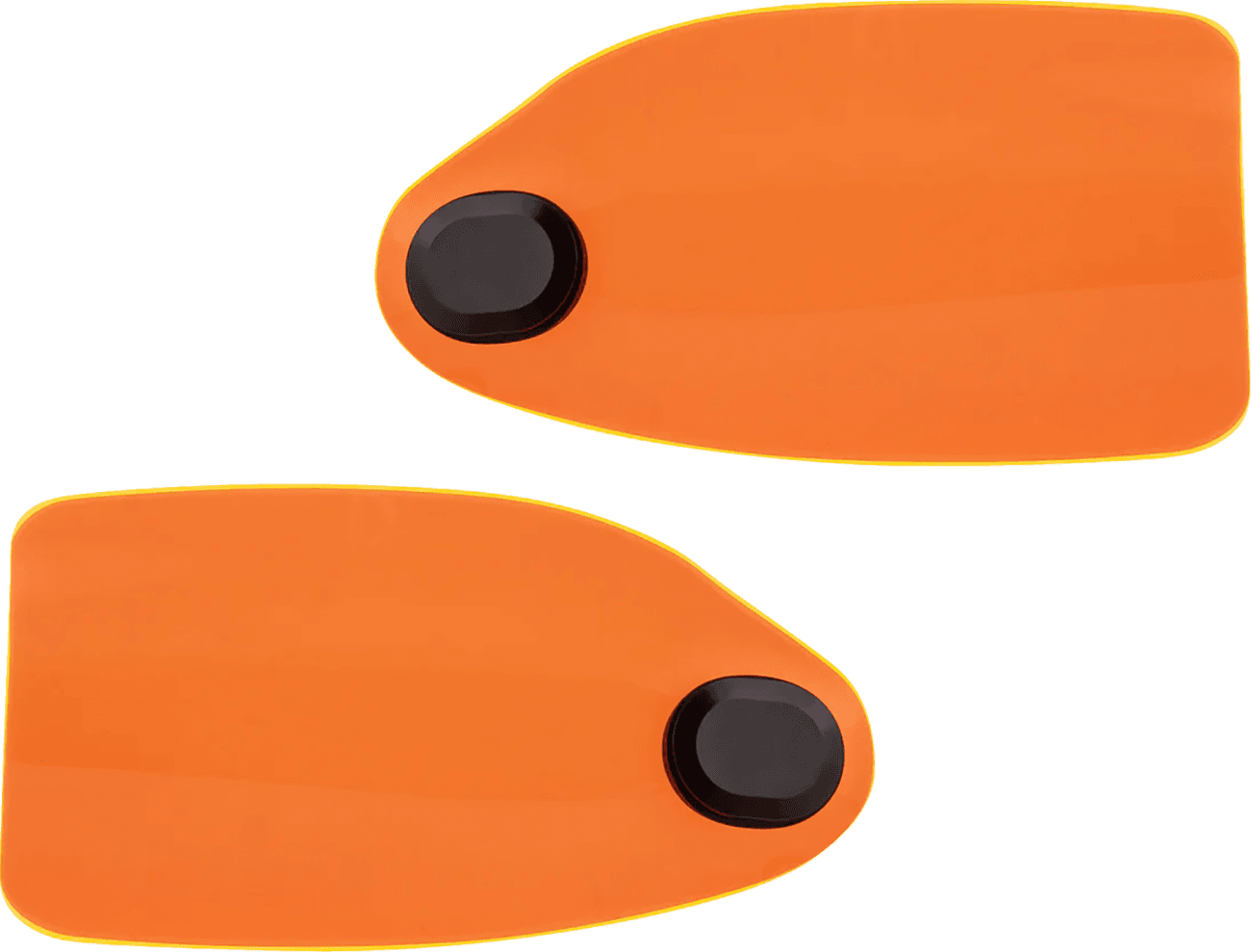 KLOCK WERKS 06352811 Flare® Handguards - Harley-Davidson Hydraulic Clutch - Orange Ice