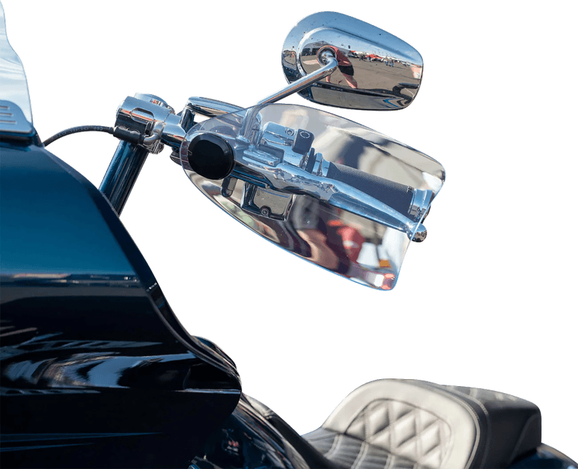 KLOCK WERKS 06352819 Flare® Handguards - Harley-Davidson Cable Clutch - Blue Ice — image 3 of 4