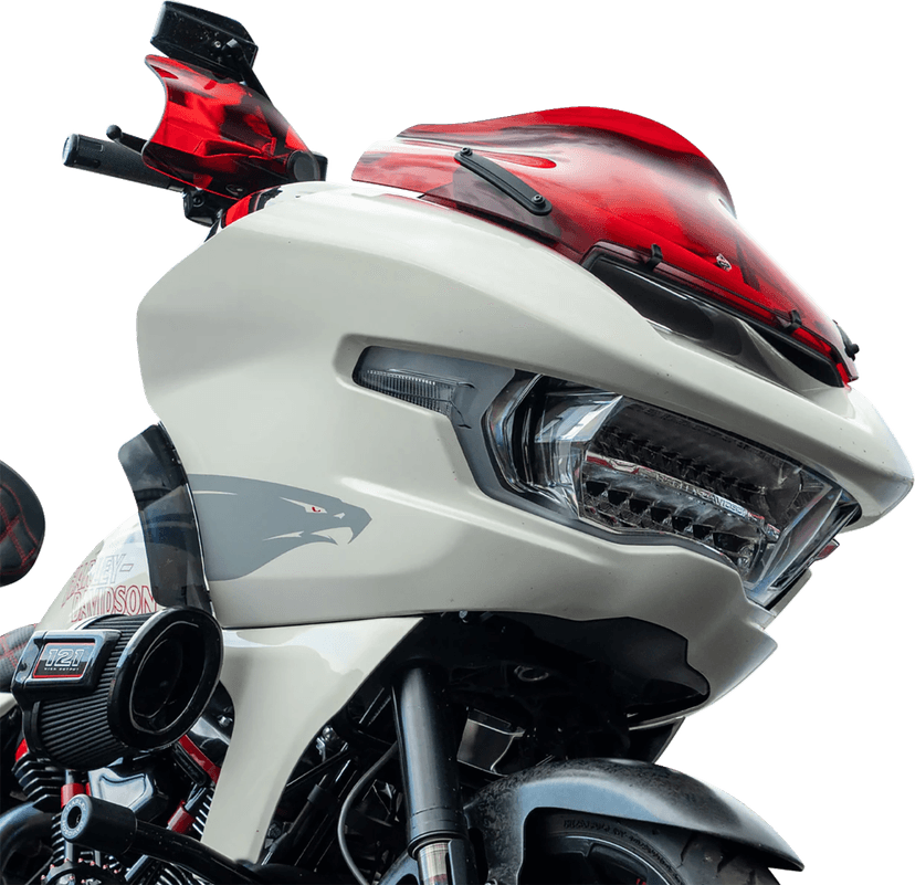 KLOCK WERKS 06352821 Flare® Handguards - '23-'25 Harley-Davidson - Red — image 5 of 5