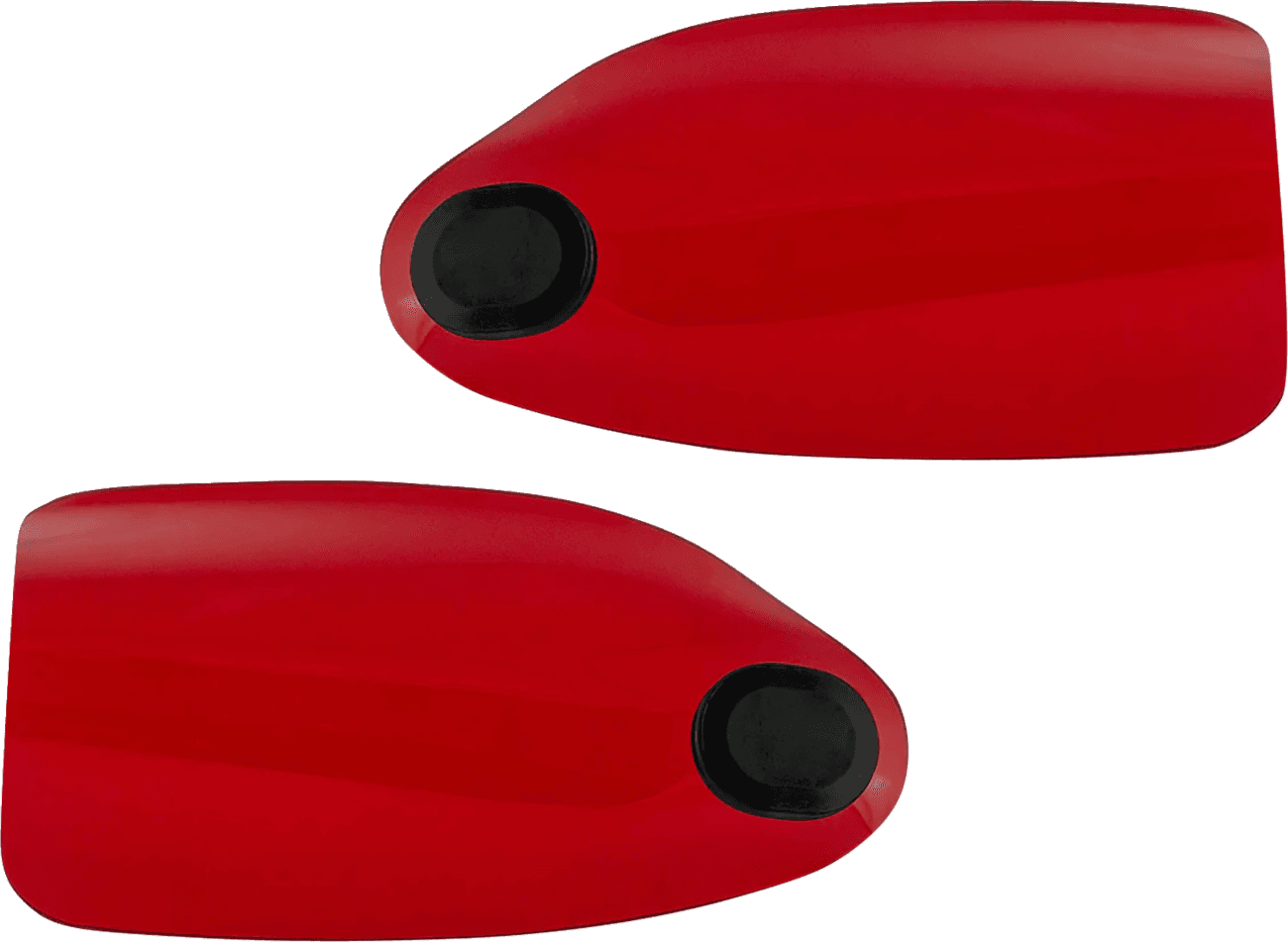 KLOCK WERKS 06352823 Flare® Handguards - Harley-Davidson Hydraulic Clutch - Red
