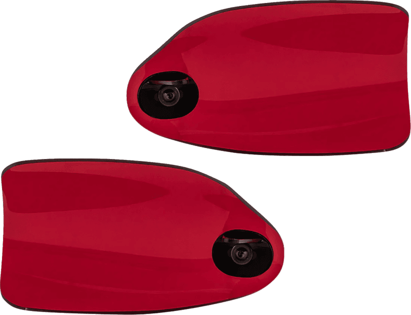 KLOCK WERKS 06352823 Flare® Handguards - Harley-Davidson Hydraulic Clutch - Red — image 2 of 5