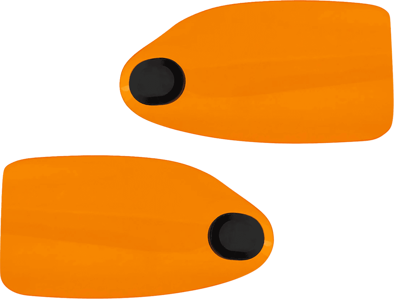 KLOCK WERKS 06352826 Flare® Handguards - Harley-Davidson Hydraulic Clutch - Orange