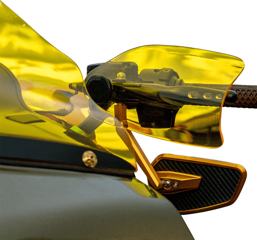 KLOCK WERKS 06352829 Flare® Handguards - Harley-Davidson Hydraulic Clutch - Yellow — image 3 of 6