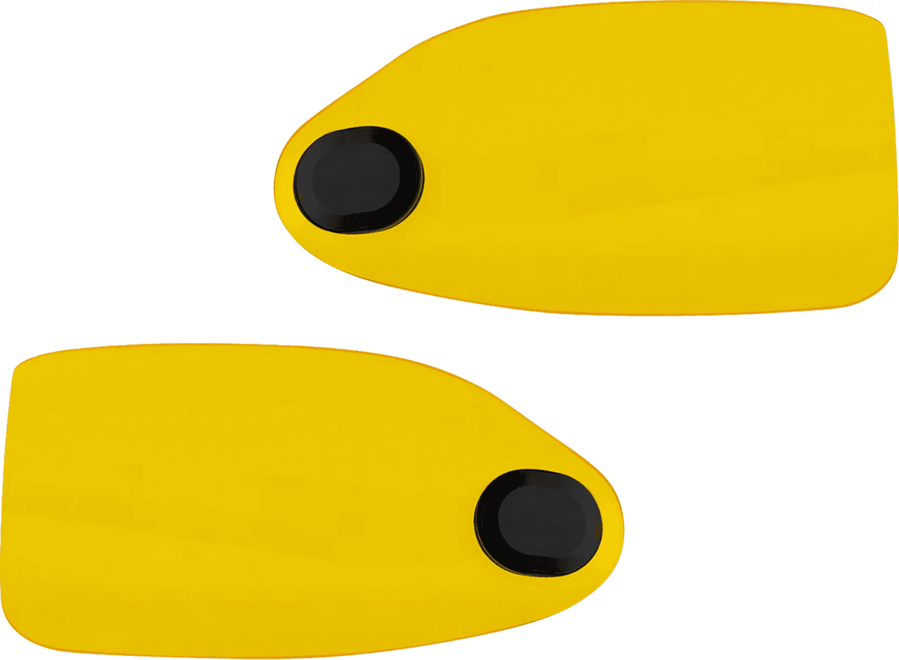KLOCK WERKS 06352829 Flare® Handguards - Harley-Davidson Hydraulic Clutch - Yellow