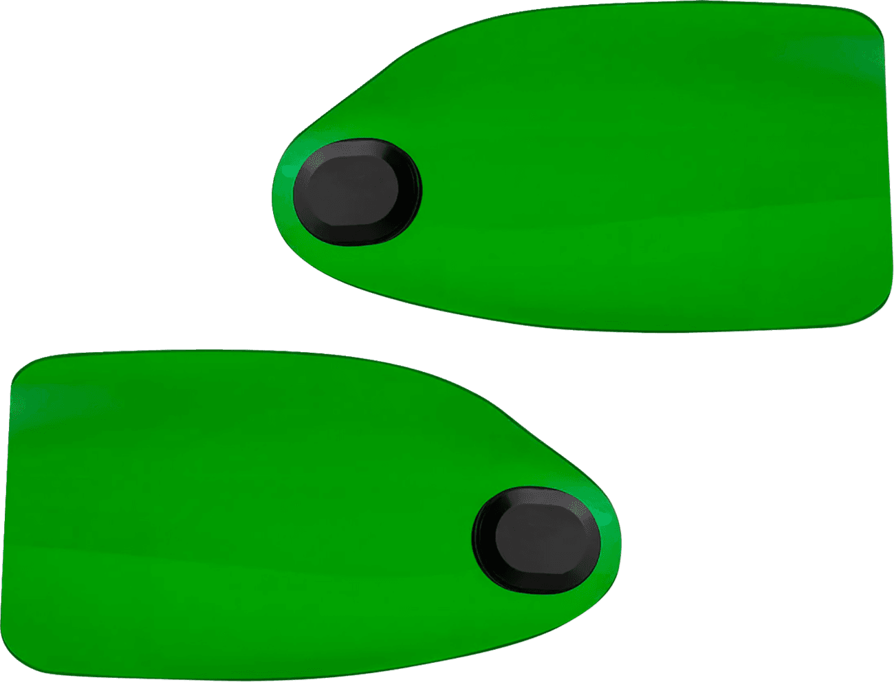 KLOCK WERKS 06352830 Flare® Handguards - '23-'25 Harley-Davidson - Green