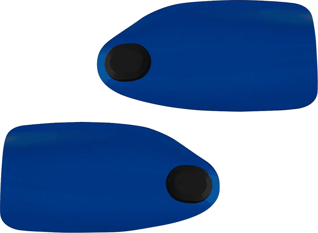 KLOCK WERKS 06352835 Flare® Handguards - Harley-Davidson Hydraulic Clutch - Blue