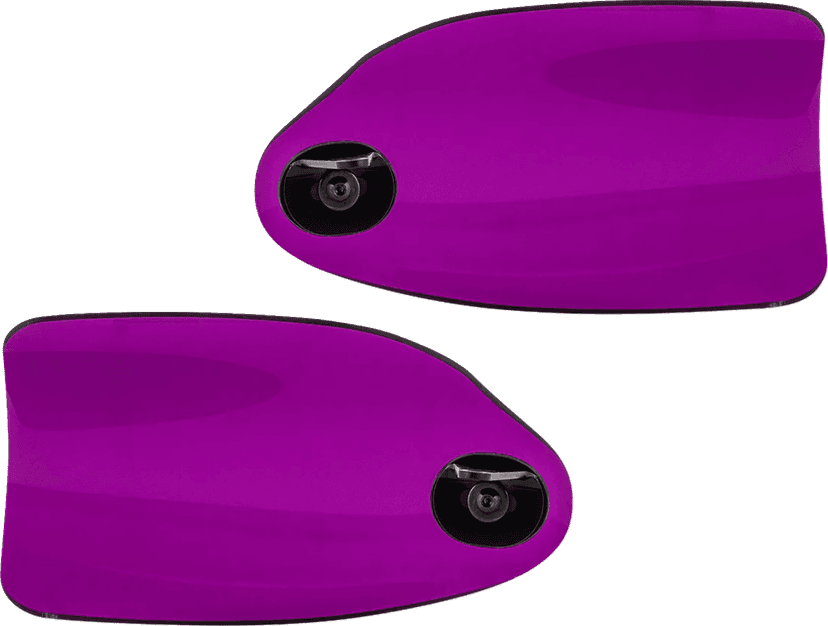 KLOCK WERKS 06352838 Flare® Handguards - Harley-Davidson Cable Clutch - Purple — image 3 of 4