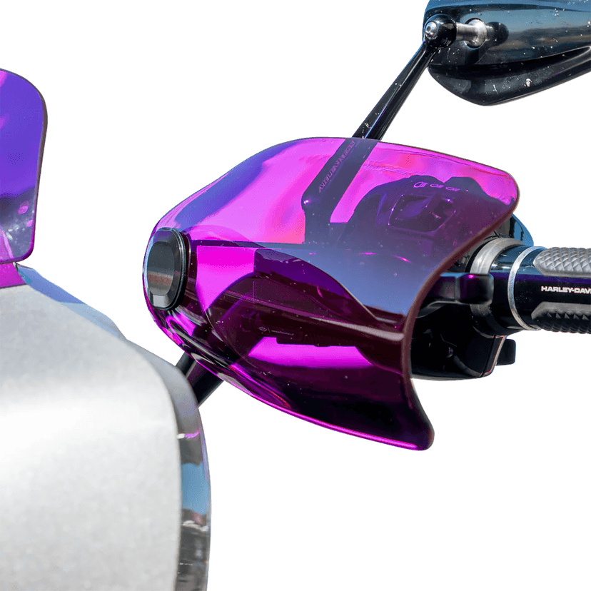 KLOCK WERKS 06352839 Flare® Handguards - Harley-Davidson Hydraulic Clutch - Purple — image 4 of 4