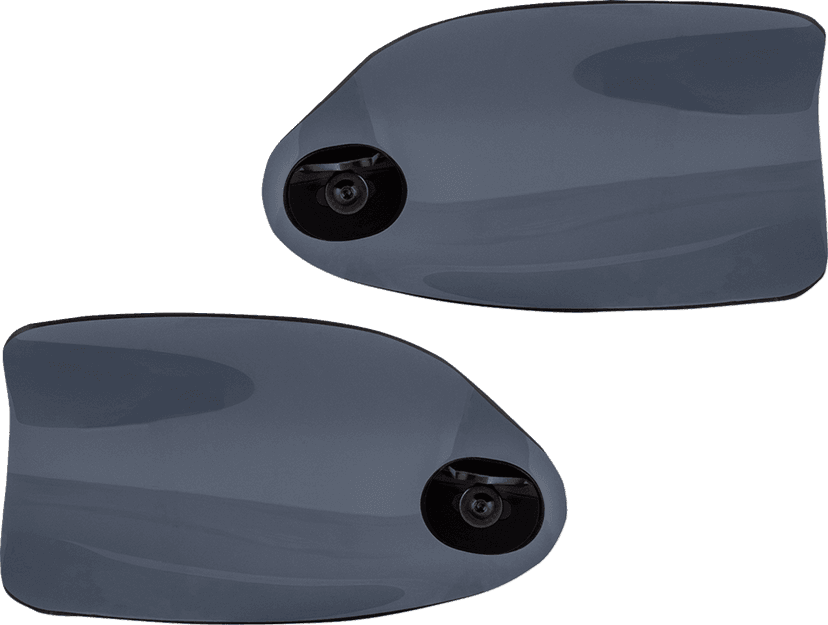KLOCK WERKS 06352928 Flare® Handguards for Indian - Dark Smoke — image 2 of 2