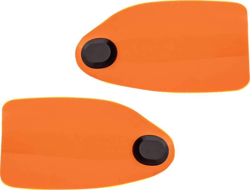 KLOCK WERKS 06352931 Flare® Handguards for Indian - Orange Ice — image 2 of 2