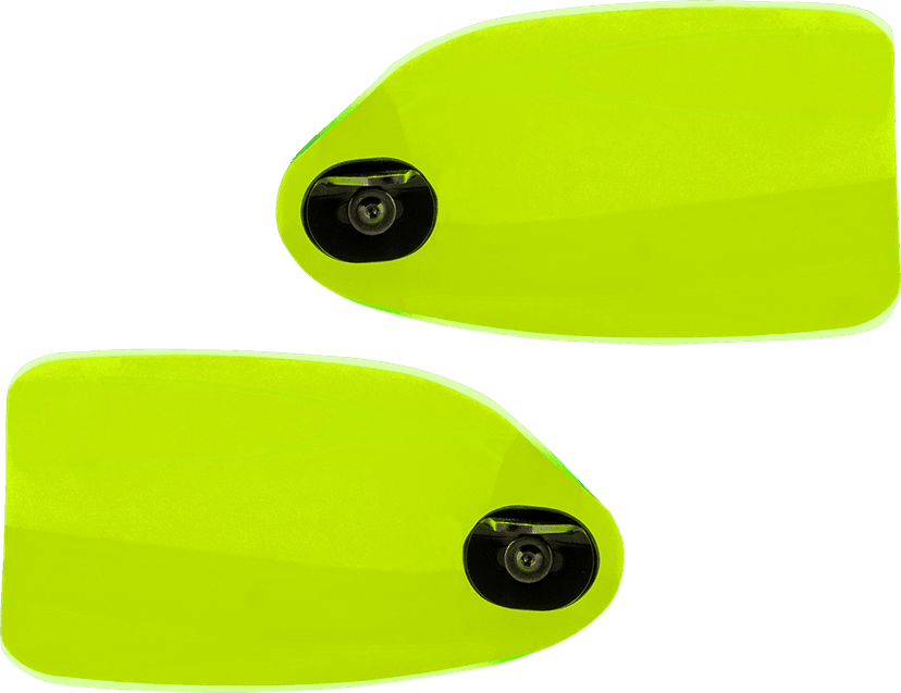 KLOCK WERKS 06352933 Flare® Handguards for Indian - Green Ice — image 2 of 2