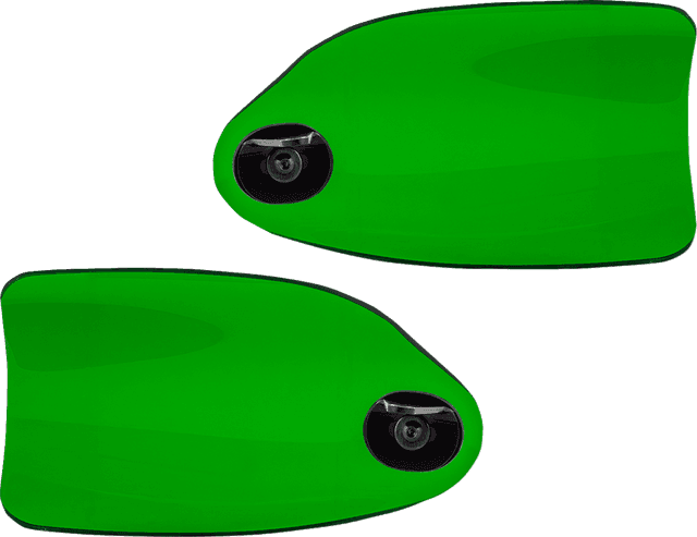 KLOCK WERKS 06352938 Flare® Handguards for Indian - Green — image 1 of 2