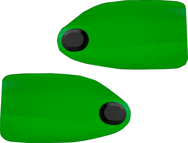 KLOCK WERKS 06352938 Flare® Handguards for Indian - Green — image 2 of 2
