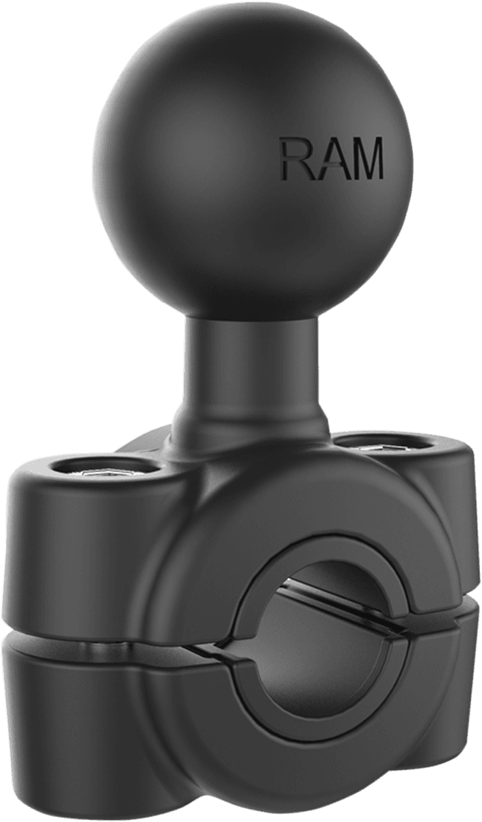 RAM MOUNTS 06360059 Torque™ Handlebar/Rail Mount Base with 1" Ball - 3/8"-5/8"