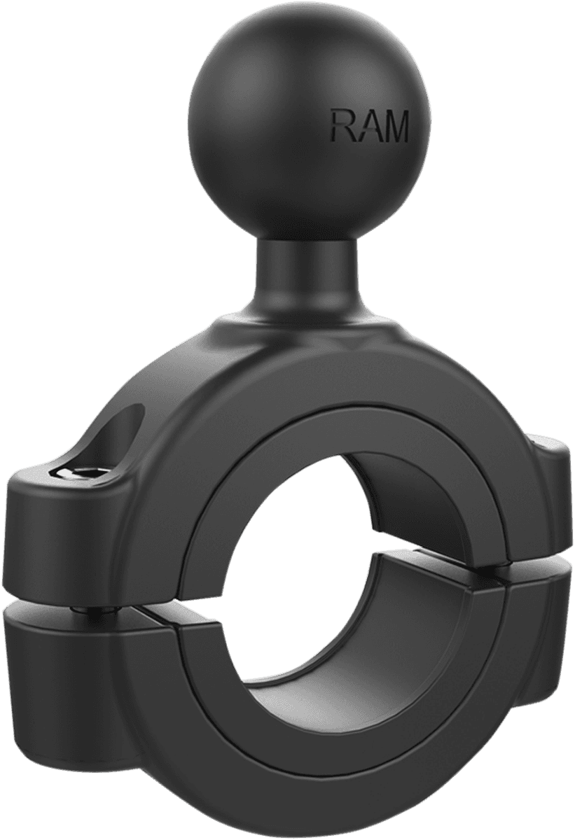 RAM MOUNTS 06360061 Torque™ Handlebar/Rail Mount Base with 1" Ball - 1-1/8"-1-1/2"
