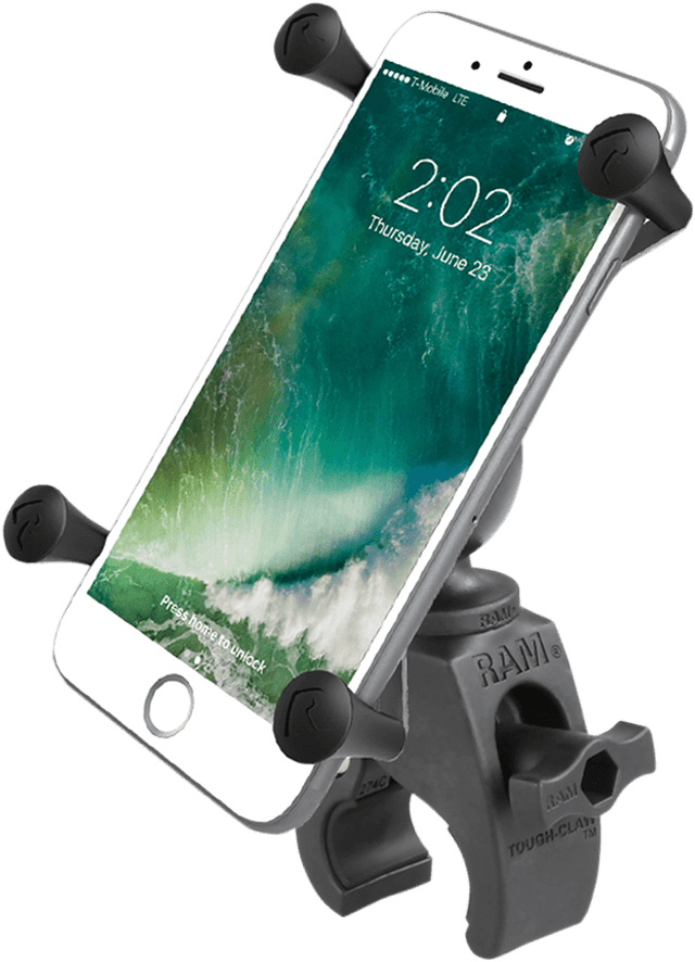 RAM MOUNTS 06360126 Tough-Claw™ Mount with Universal X-Grip® Cradle — image 1 of 3
