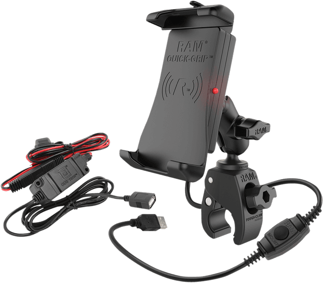 RAM MOUNTS 06360189 Quick-Grip™ Waterproof Wireless Charging Mount - Tough Claw™