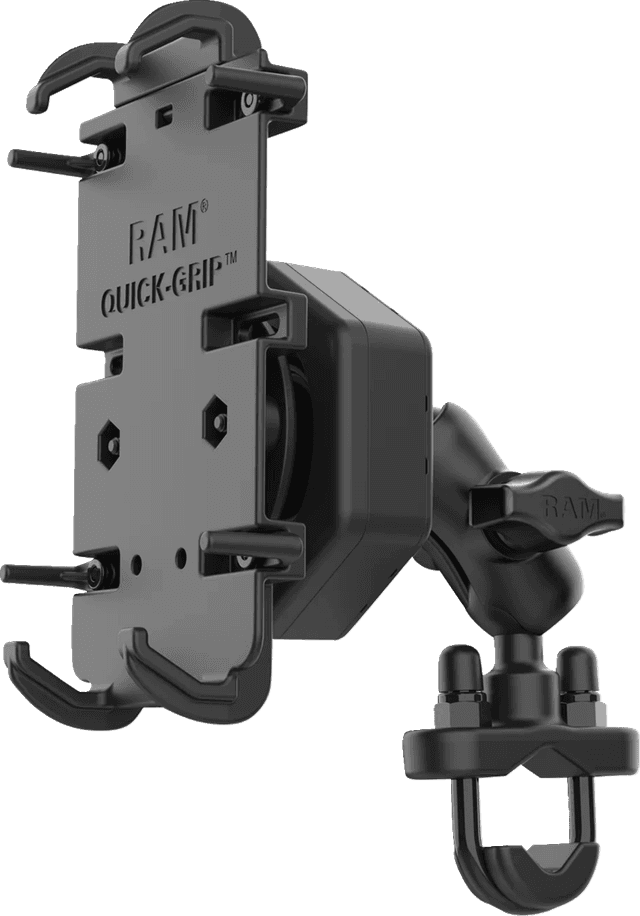 RAM MOUNTS 06360438 Quick Grip™ Phone Mount with U-Bolt Base - Vibe Safe — image 1 of 4
