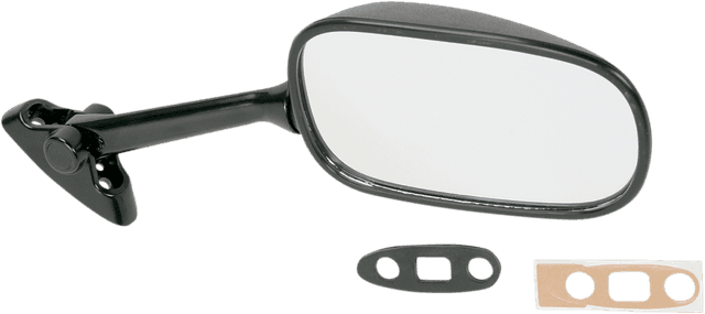 EMGO 0640-0065 Mirror - Side View - Rectangle - Black - RIght — image 1 of 2
