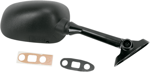 EMGO 0640-0065 Mirror - Side View - Rectangle - Black - RIght — image 2 of 2