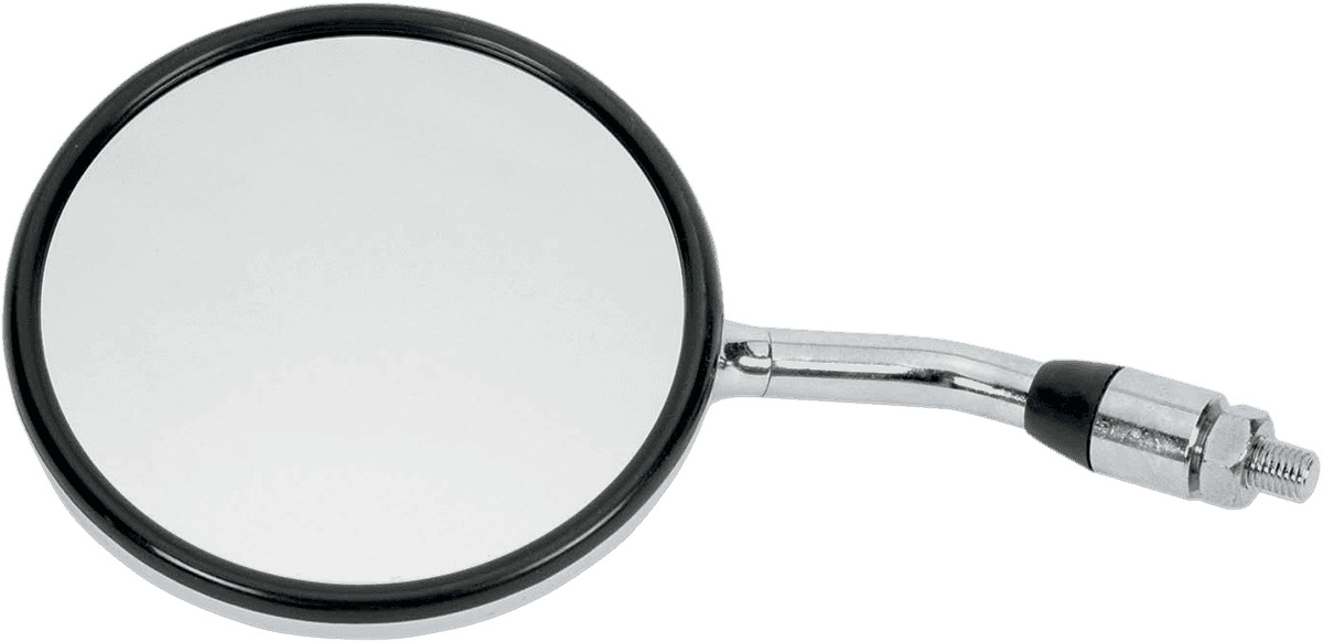 EMGO 0640-0071 Mirror - Side View - Round - Chrome - Left/Right